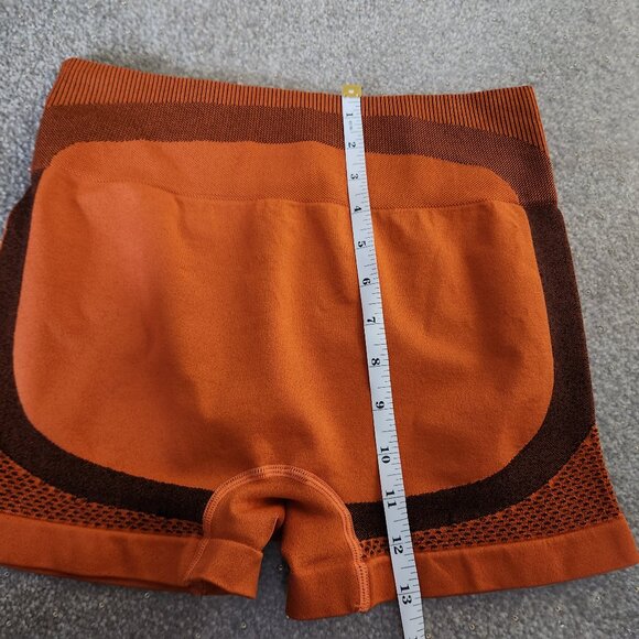 Orange and Brown Workout Shorts - Picture 4 of 11